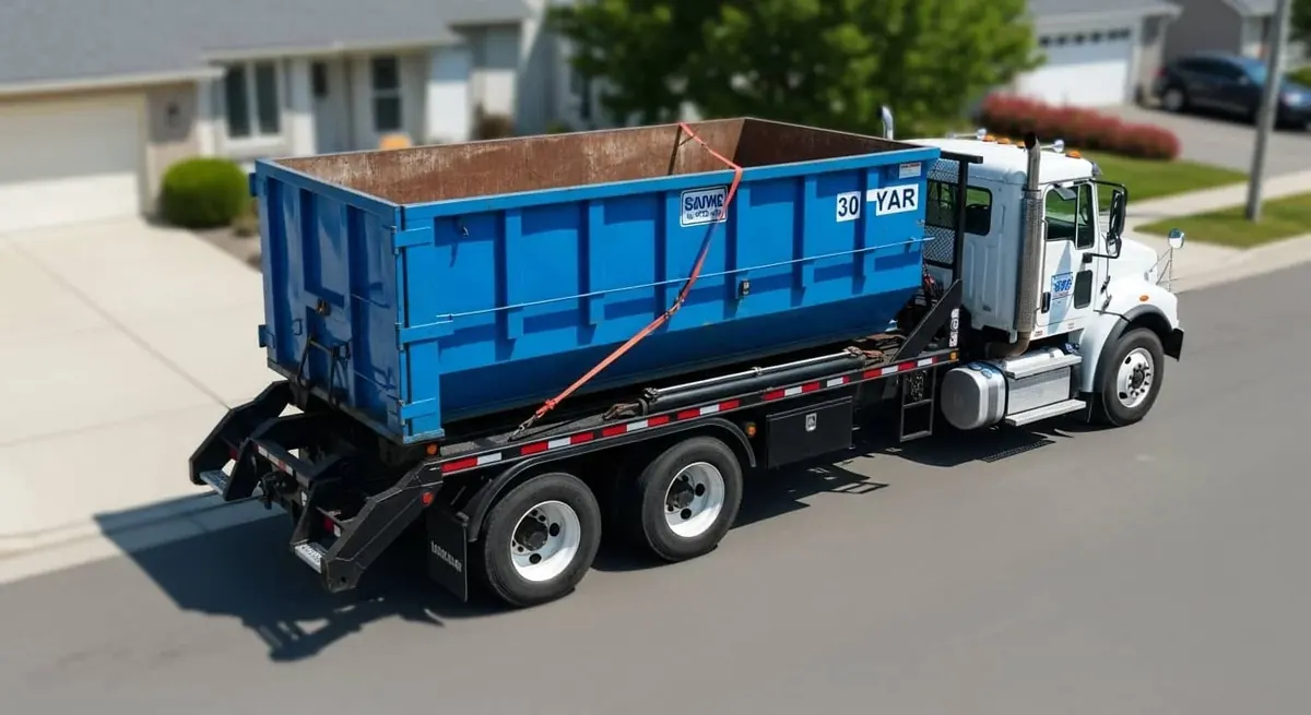 Roll-off dumpster delivery to Oakland Park, FL by Fort Dumpsters