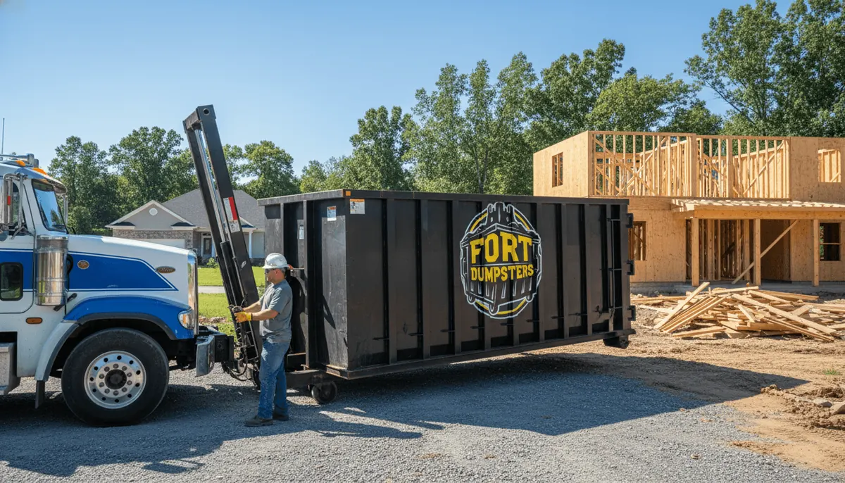 Roll-off dumpster delivery to Coconut Creek, FL by Fort Dumpsters